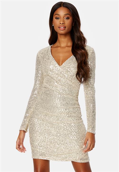 Pieces Delphia LS New Wrap Dress