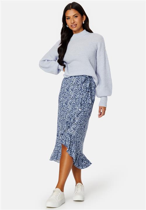 Happy Holly Frill Wrap Skirt