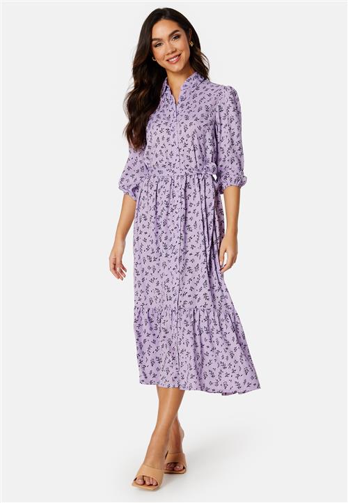 Happy Holly Serene puff sleeve dress