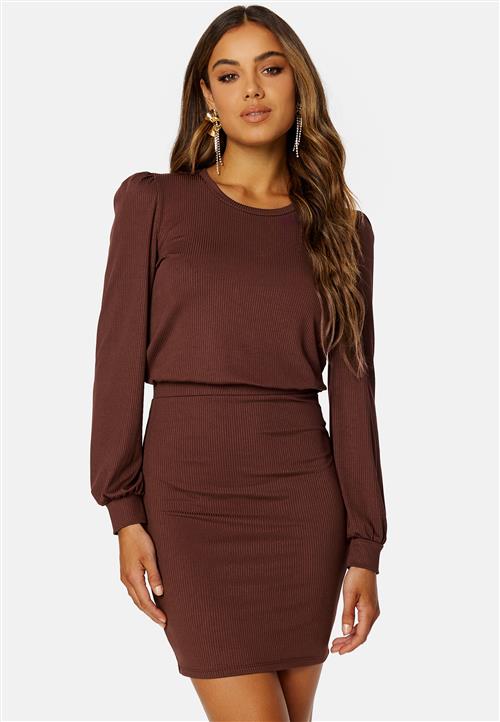 BUBBLEROOM Besa long sleeve short dress