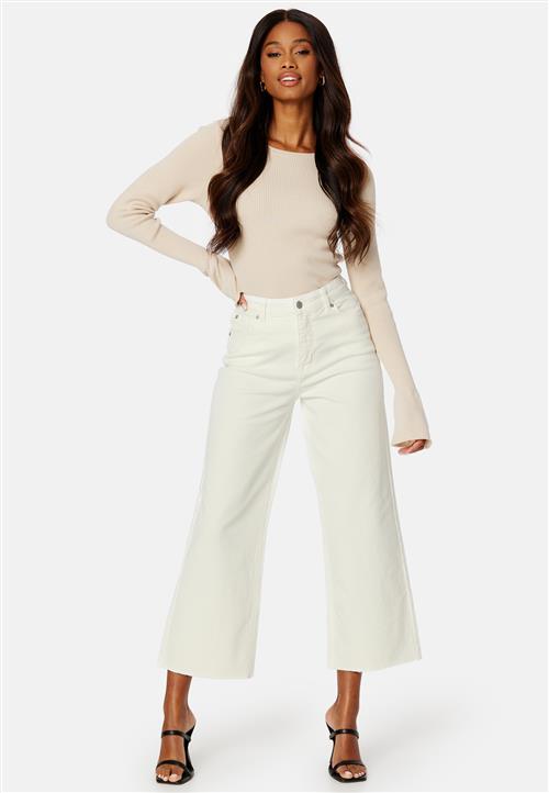 BUBBLEROOM Cropped Wide Jeans