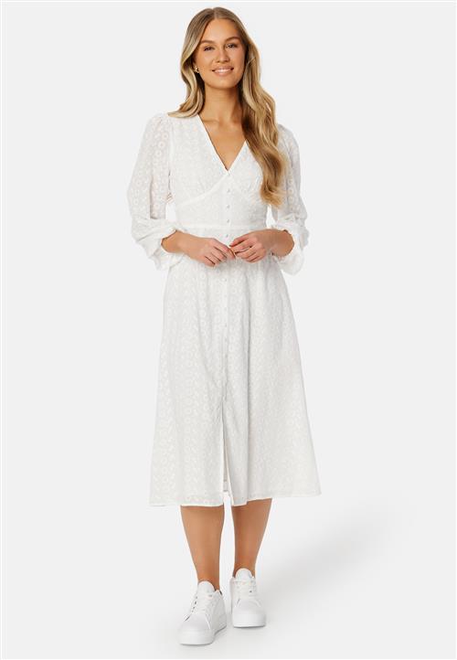BUBBLEROOM Broderi Anglaise Midi Dress