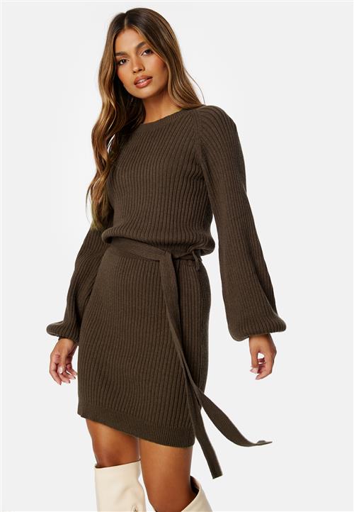 BUBBLEROOM Amira Knitted Short Dress