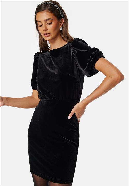 Bubbleroom Occasion Bow Velvet Short Dress