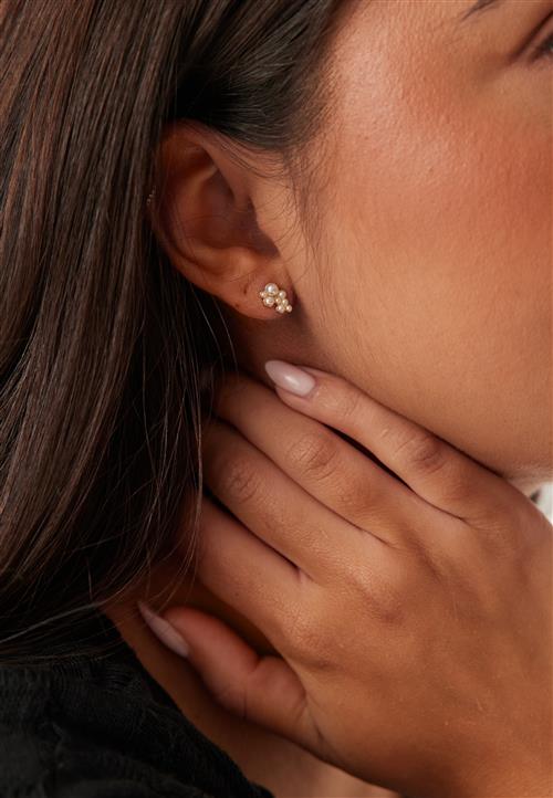 Pilgrim Relando Pearl Earrings Gold-pl