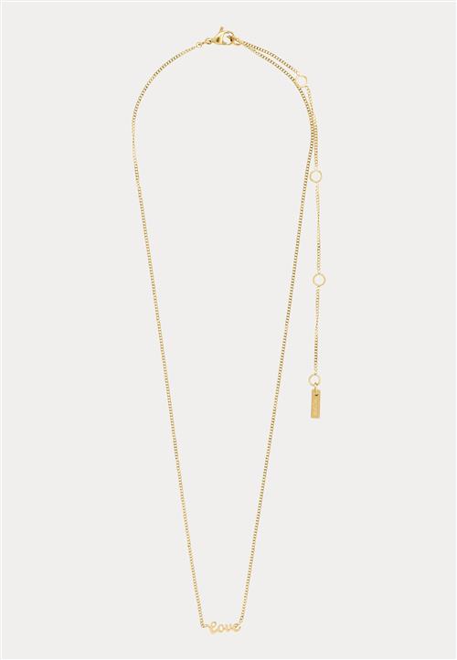 Pilgrim Love Necklace Gold-plated