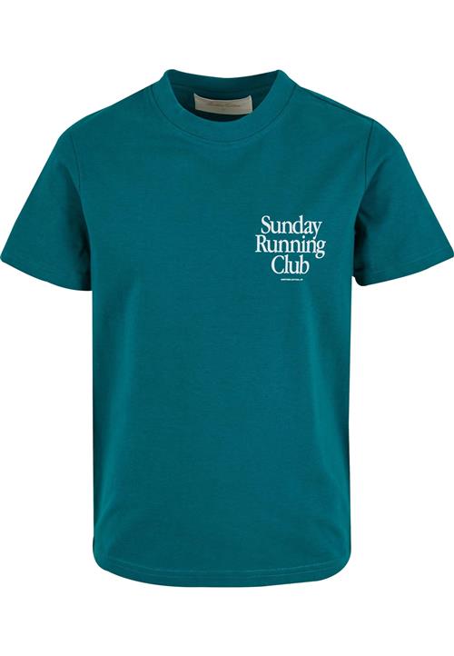 Another Cotton Lab Shirts 'Sunday Running'  petroleum / hvid
