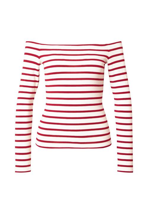 ONLY Shirts 'ONLGlamour'  cranberry / hvid