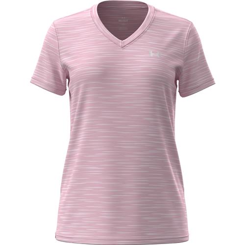UNDER ARMOUR Funktionsbluse 'Twist'  eosin / hvid