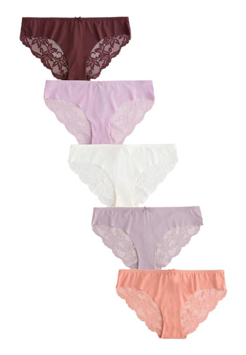 Next Slip  lysviolet / lavendel / abrikos / vinrød / hvid