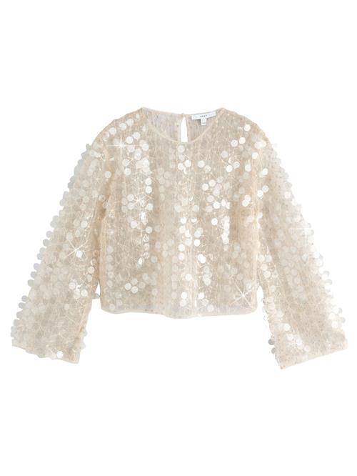 Next Bluse  ecru / sølv