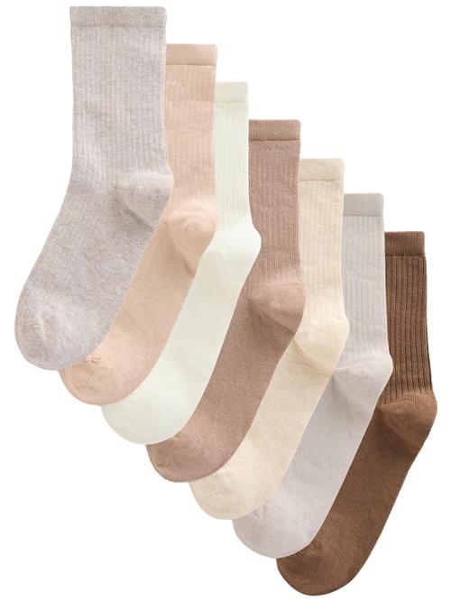 Next Sokker  beige / nude / brun / lysebrun / lysegrå / uldhvid
