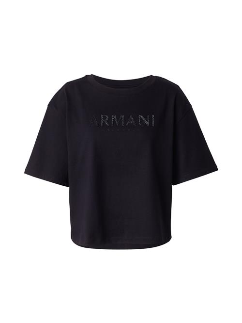 ARMANI EXCHANGE Shirts  sort / sølv