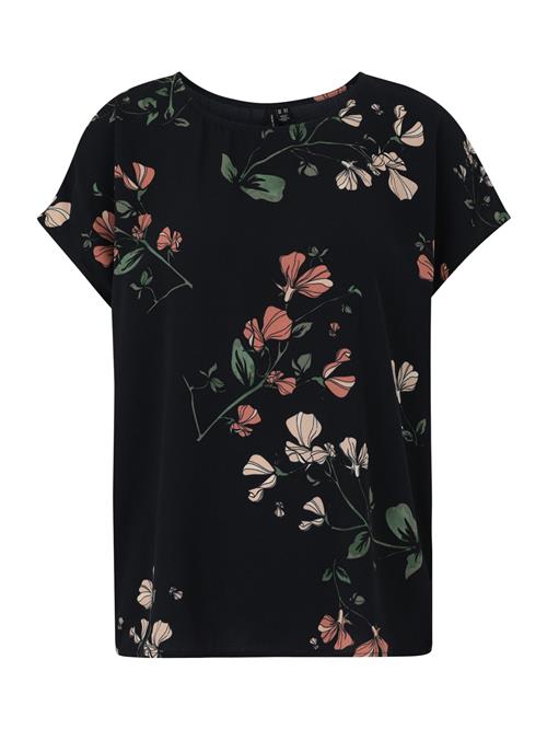 Vero Moda Tall Bluse 'VMNEWHALLIE'  natblå / jade / gammelrosa / kirsebærsrød