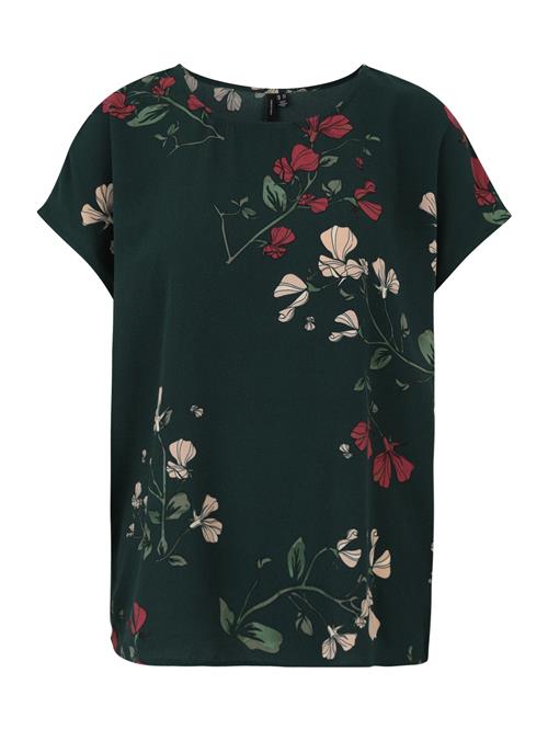 Vero Moda Tall Bluse 'VMNEWHALLIE'  jade / gran / gammelrosa / mørkerød