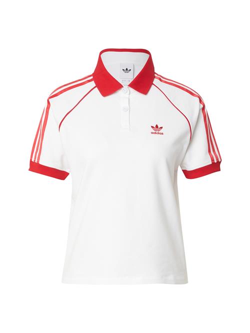 ADIDAS ORIGINALS Shirts  rød / hvid