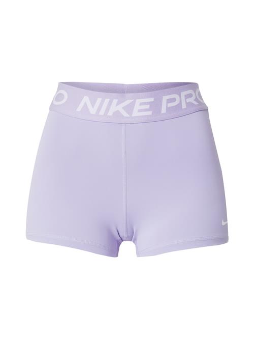 NIKE Sportsbukser 'Pro'  lilla / hvid