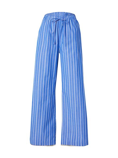 Gina Tricot Bukser  blå / hvid