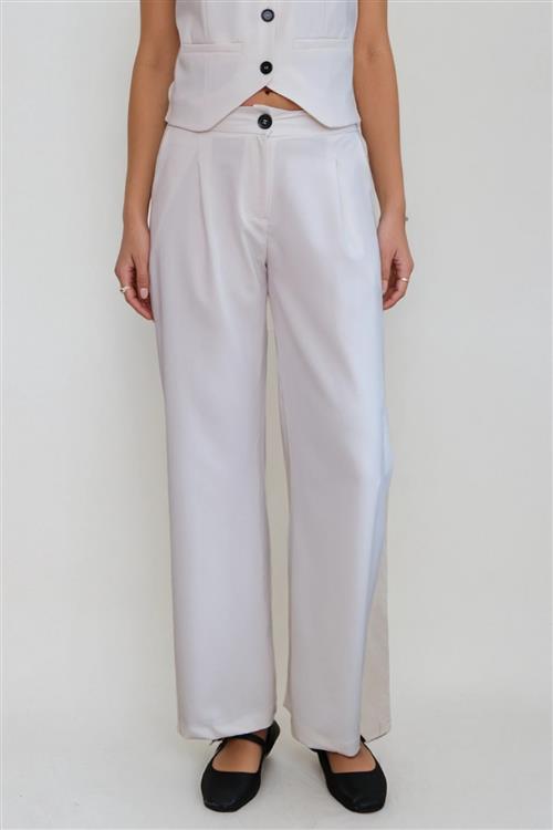 Natalie Pants - Lys Beige - L - TeeShoppen