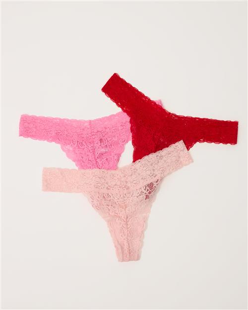 Nelly - Pink - What I Like Thong 3-pack