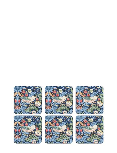 Coasters Strawberry Thief 6-P Morris & Co Patterned