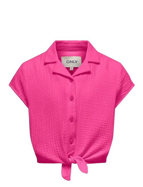 Kogthyra Capsleeve Knot Shirt Wvn Kids Only Pink