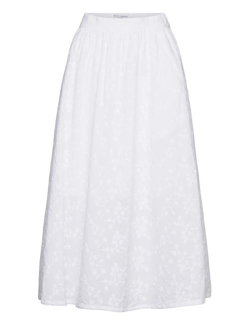Skirt Fiona Embroidery Lindex White