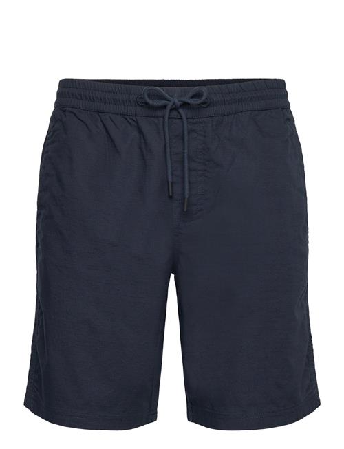 Se Boardwalk Slub Shorts With Elastic Knowledge Cotton Apparel Navy ved Booztlet