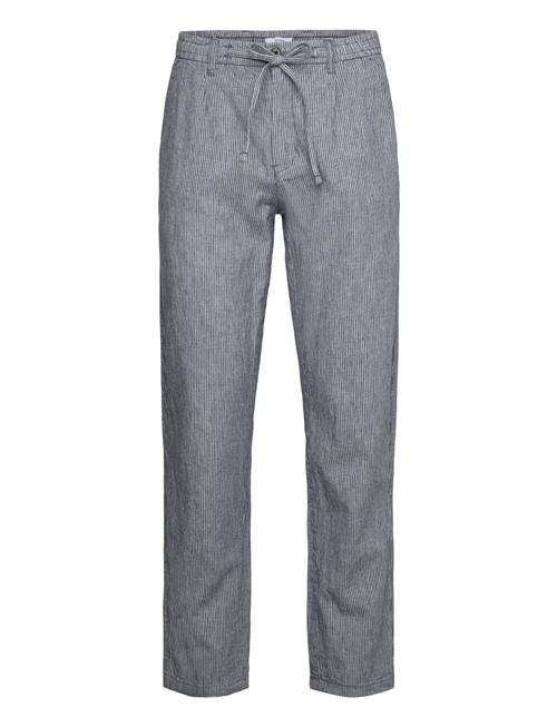 Striped Linen Pants Lindbergh Grey