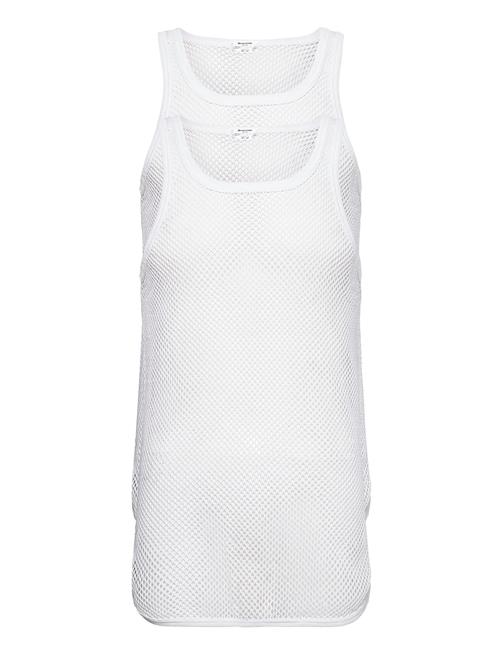 Brynje Grovmasket Singlet 2-Pa Resteröds White