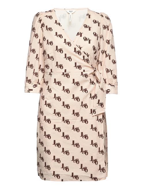 Objlicia 3/4 Wrap Dress 122 .C Object Patterned