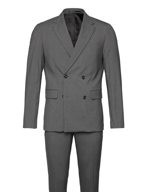Se Plain Db Mens Suit - Normal Length Lindbergh Grey ved Booztlet