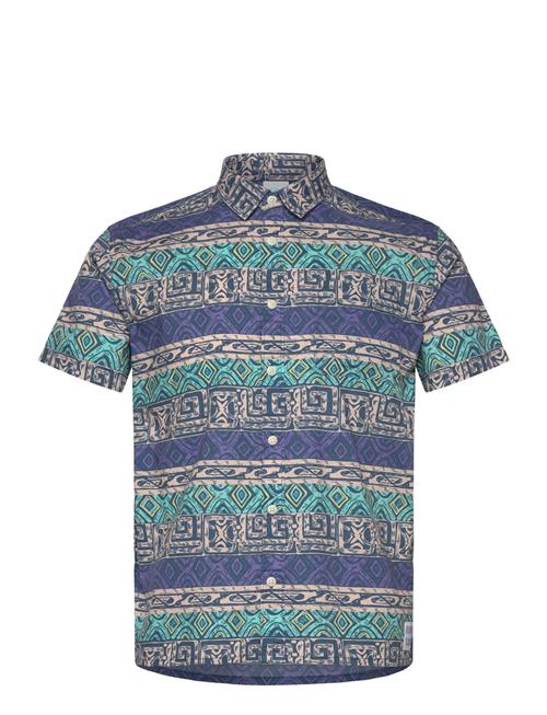 Global Heat Ss Youth Quiksilver Blue