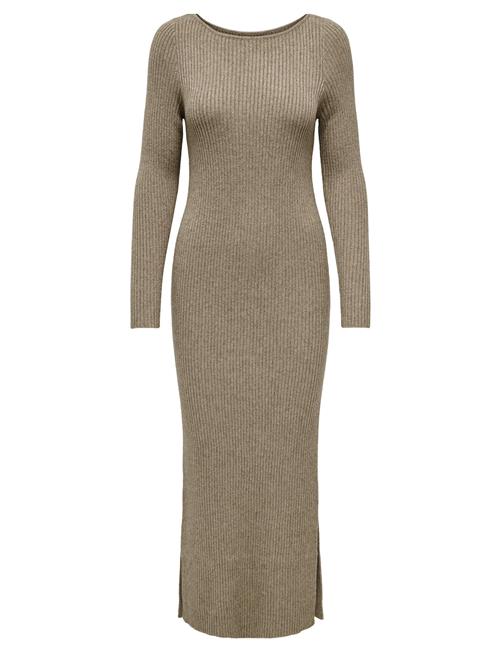 Onlkatia Ls Maxi Boatn Dress Cc Knt ONLY Beige