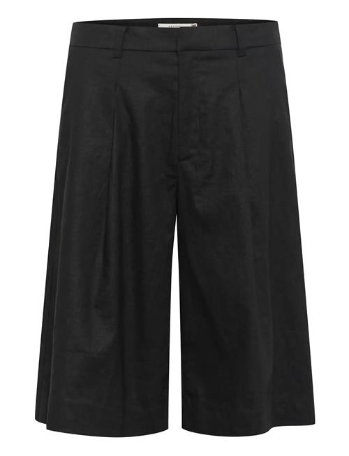 Gzizza Linen Mw Shorts Gestuz Black