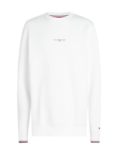 Small Tommy Logo Crewneck Tommy Hilfiger White
