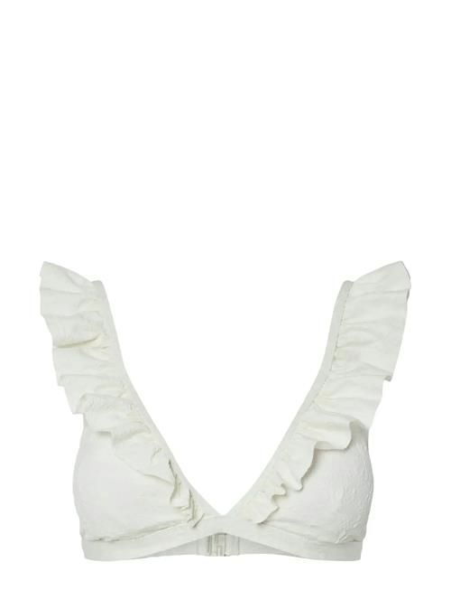Pclada Bikini Top Sww Bc Pieces White