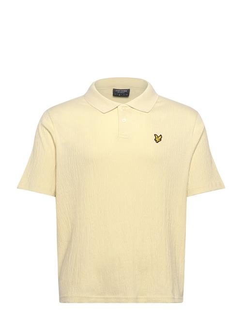 Crepe Polo Shirt Lyle & Scott Yellow