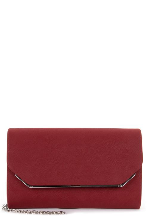 Tamaris Clutch 'Amalia '  bordeaux / sølv