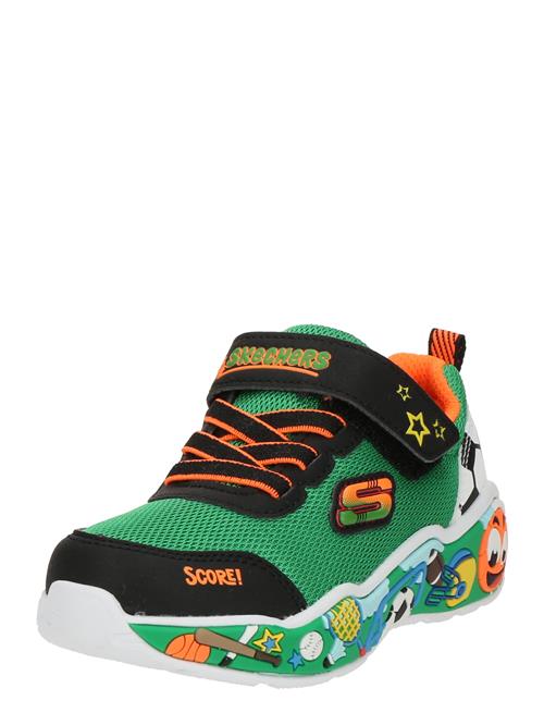 SKECHERS Sneaker low 'PLAY SCENE'  gul / grøn / orange / sort