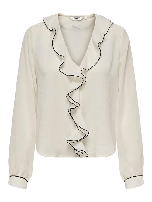 ONLY Bluse 'ONLEDITH'  creme / sort