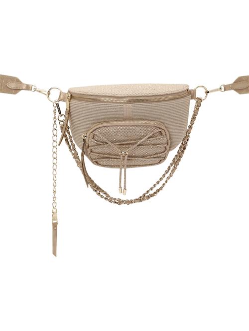 STEVE MADDEN Bæltetaske 'Brapid'  beige / guld / sølv