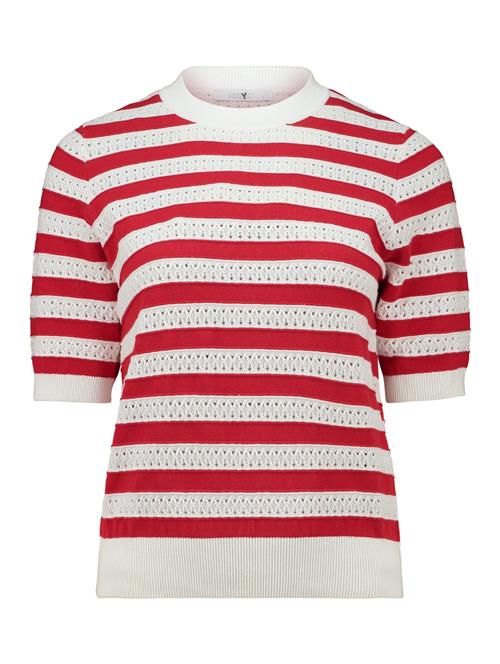 Hailys Pullover 'Rh44ea'  rød / hvid