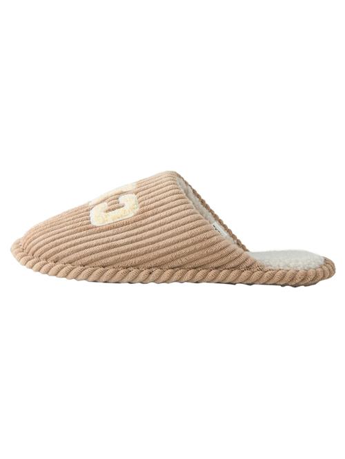 Se Next Hjemmesko 'Cord Slogan'  beige / camel ved About You
