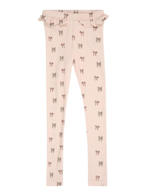 Lil'Atelier Leggings 'NMFGAVO'  mokka / lyserød