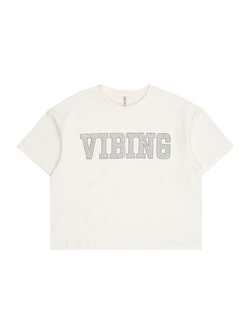 ONLY GIRLS Bluser & t-shirts 'KOGRIRI'  sølv / hvid