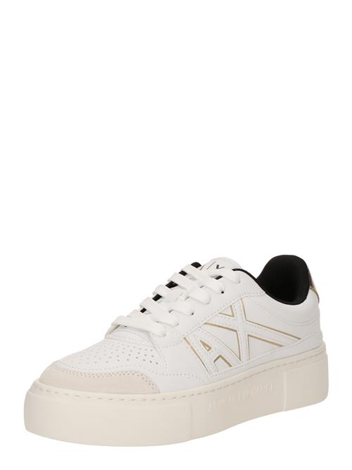ARMANI EXCHANGE Sneaker low  creme / cappuccino / guld / offwhite
