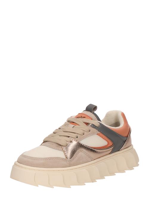 Apple of Eden Sneaker low 'LIMA 14'  beige / lysebeige / mørkegrå / orange