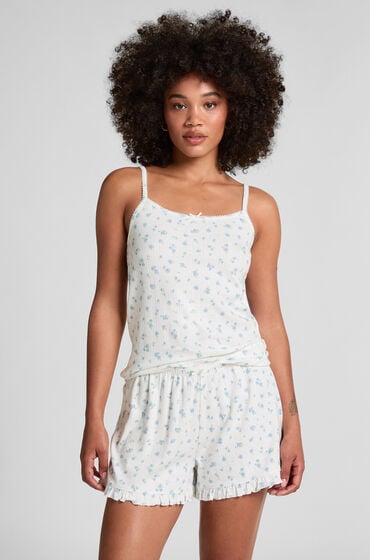 Hunkemöller Shorts Pointelle Hvid