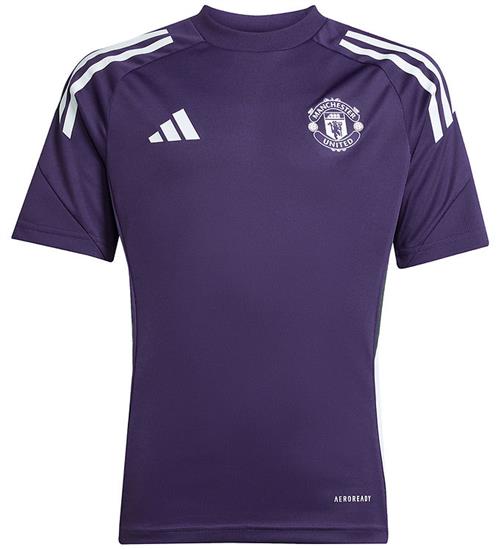 adidas Performance Fodboldtrøje - MUFC TR JSY Y - AURPLU/WHITE/B